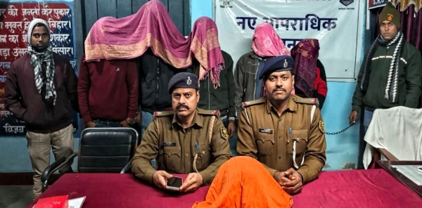 پانچ جرائم پیشہ اسلحہ کے ساتھ گرفتار