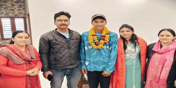 دہرادون سے تعلق رکھنے والے پارتھ کو انڈر 14 کرکٹ ٹیم کے لیے منتخب کیا گیا