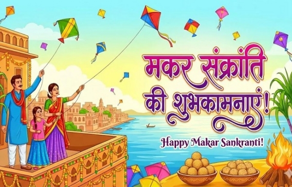 امت شاہ، نتن گڈکری، راج ناتھ سنگھ، اور دیگر نے اہل وطن کو مکر سنکرانتی کی مبارکباد دی