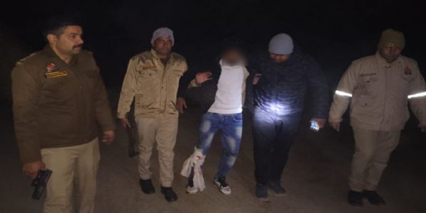 انکاؤنٹر میں 25 ہزار روپے کا انعامی گینگسٹر گرفتار