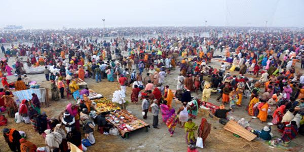 پہلی بارتیسری جنس کے سادھو گنگا ساگر میلے میں پہنچے،مکر سنکرانتی پر85لاکھ عقیدت مندوںکے اسنان کا دعویٰ