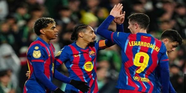 کوپا ڈیل رے: بارسلونا ریسنگ سینٹینڈر کو 0-2 سے شکست دے کر کوارٹر فائنل میں پہنچ گیا