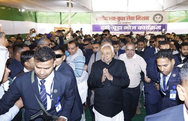 راشٹریہ لوکش سیوا مشن  کے ذریعہ منعقد دہی ،چوڑا  دعوت میں وزیر اعلیٰ شامل ہوئے