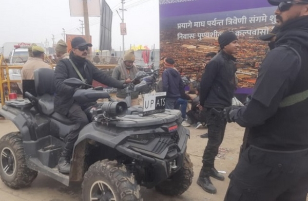 سنگم پر میلہ علاقے میں سکیورٹی کا سخت انتظام کیا گیا ہے