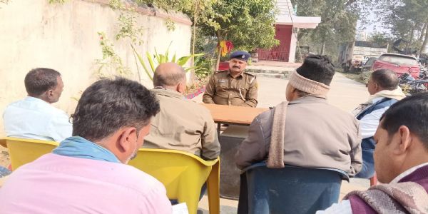 تھانہ احاطے میں امن کمیٹی کا اجلاس، ڈی جے اور فحش گانوں پر مکمل پابندی