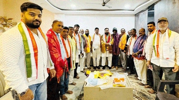 پرگتی بھون میں عثمان الھاجری کی ریونت ریڈی اور مہیش کمار گوڑ سے ملاقات