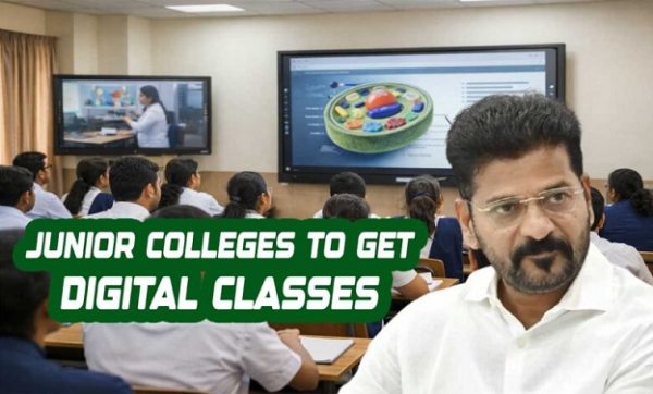 تلنگانہ کے سرکاری جونیئر کالجوں میں نئے تعلیمی سال سے ڈیجیٹل کلاسز کا آغاز