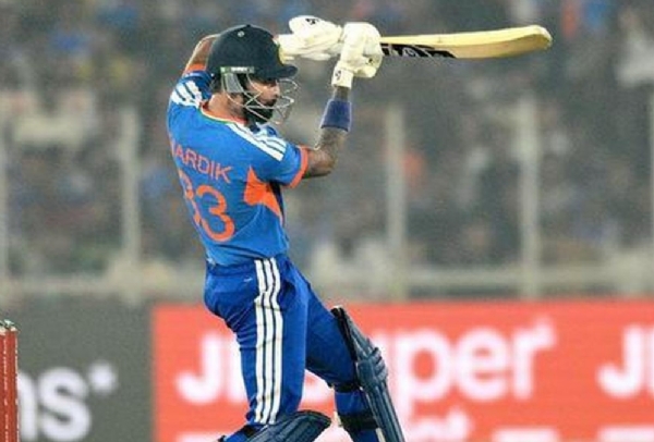 ہاردک پانڈیا نے وجے ہزارے ٹرافی میں اپنی پہلی لسٹ-اے سنچری اسکور کی ہاردک پانڈیا نے وجے ہزارے ٹرافی میں اپنی پہلی لسٹ-اے سنچری اسکور کی