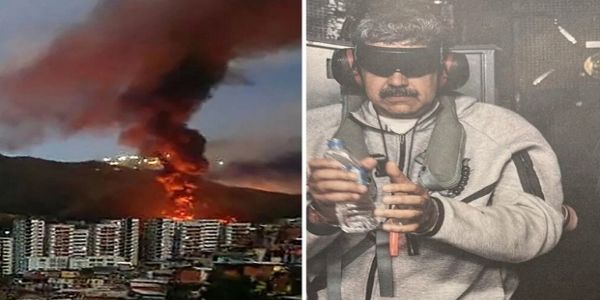 امریکی حملے سے دہل گیا وینزویلا، صدر مادورو اور ان کی اہلیہ فلورس کو نیویارک ملٹری بیس میں رکھا گیا