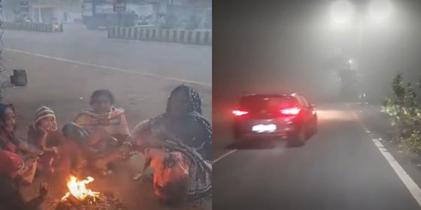 مدھیہ پردیش میں شدید سردی اور گھنی دھند کا قہر، دارالحکومت میں حد نگاہ 20 میٹر سے بھی کم