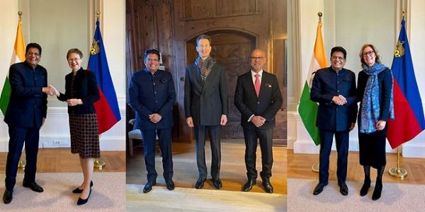 گوئل نے انڈیا-ای ایف ٹی اے-ٹی ای پی اے کے تحت اقتصادی تعلقات کو مضبوط کرنے کےلئے لیختن اسٹائن کے رہنماو¿ں سے ملاقات کی