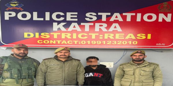 کٹرا میں پولیس نے چوبیس گھنٹوں کے اندر چوری کا معاملہ حل کیا