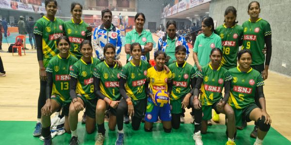 تمل ناڈو خواتین کی ٹیم نے سینئر نیشنل والی بال چمپئن شپ جیت لی، کوارٹر فائنل میں پیش قدمی