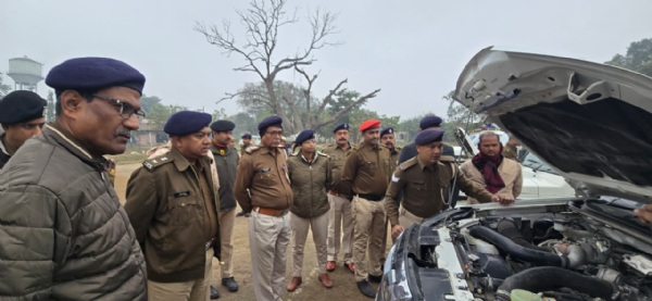 دیہی ایس پی نے سرکاری گاڑیوں کامعائنہ کیا