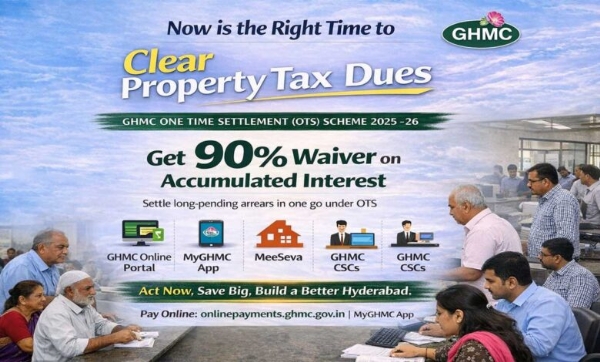 جی ایچ ایم سی نے پراپرٹی ٹیکس کے بقایاجات پر 90 فیصد سود معاف کیا