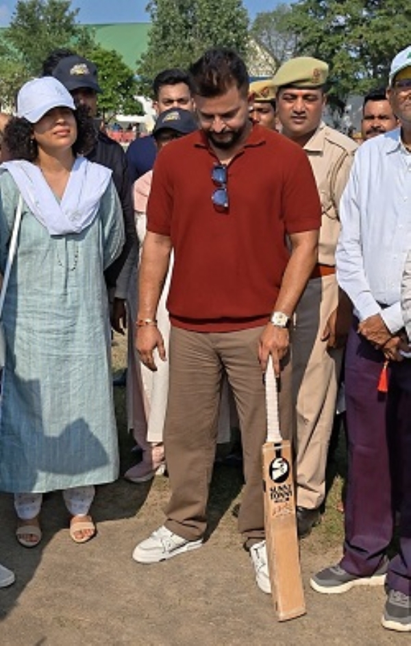 SURESH-RAINA-ATTENDS-JAUNPUR-P SURESH-RAINA-ATTENDS-JAUNPUR-P
