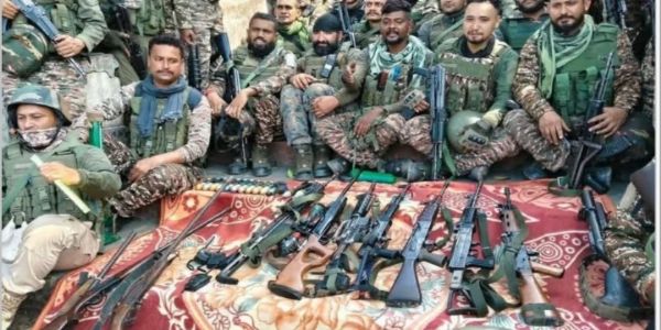 منی پور کے کانگ پوکپی میں تین افراد گرفتار، راکٹ لانچر اور خودکار رائفلیں برآمد