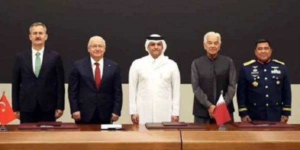 دوحہ میں پاکستان، ترکیہ، قطر اور انڈونیشیا نے دفاعی معاہدے بدر پر مہر لگائی