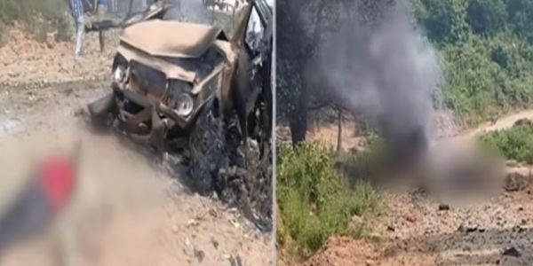 آندھرا پردیش میں سڑک کی تعمیر کے مقام پر دھماکہ، خاتون ٹیچر سمیت 7 افراد کی موت