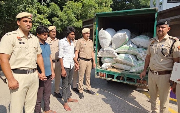 Gurugram-police-gaanja-2-arrest Gurugram-police-gaanja-2-arrest