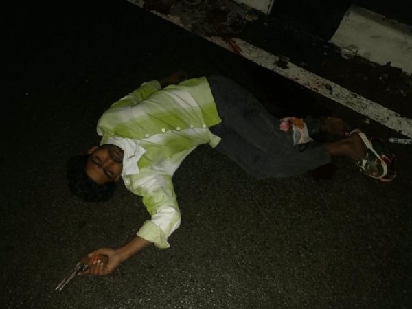 मुठभेड़ में घायल बदमाश