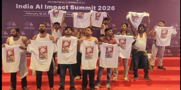 مرکزی وزراء نے اے آئی سمٹ میں یوتھ کانگریس کے احتجاج کی مذمت کی