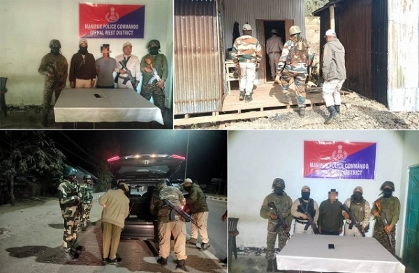 یہ تصویر منی پور پولیس ہیڈکوارٹر نے جاری کی ہے۔