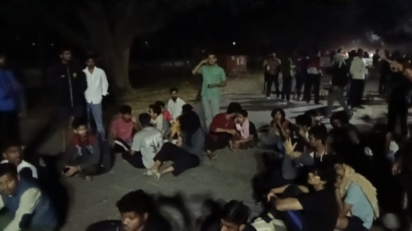 بی ایچ یو میں طلباء کا مظاہرہ