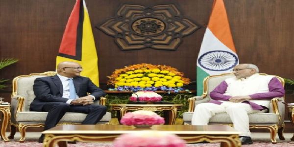 کثیر جہتی شعبوں میں ہندوستان-گیانا تعلقات کو وسعت دینے پر اتفاق۔