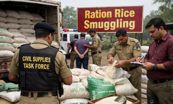 راشن چاول کی اسمگلنگ کے خلاف محکمہ سیول سپلائزکا کریک ڈاؤن