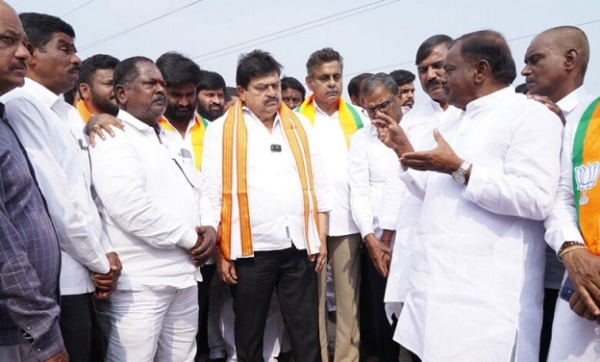 موسیٰ ریور فرنٹ ڈیولپمنٹ پروجیکٹ،متاثرین کیلئے تلنگانہ بی جے پی کی یاترا