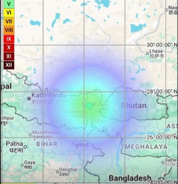 سکم میں 4.6 شدت کا زلزلہ، کسی جانی نقصان کی اطلاع نہیں