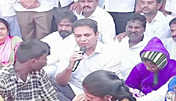 تلنگانہ میں قاتلانہ سیاست عروج پر،کے ٹی آر کا الزام