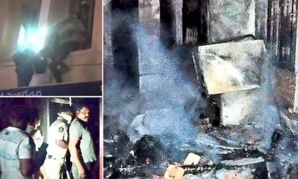 آندھرا پردیش  کی لاج میں آگ واقعہ ، ایک شخص ہلاک