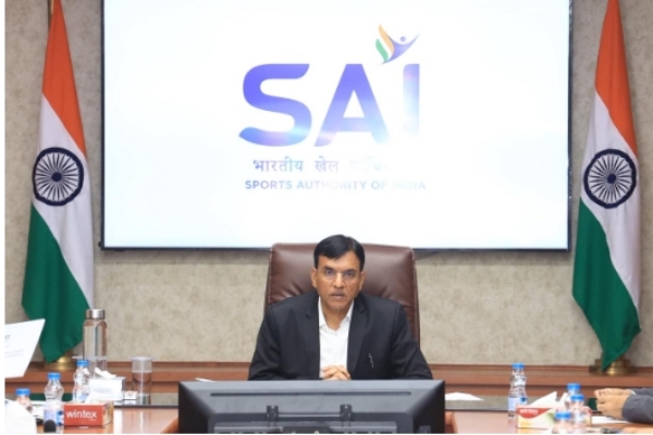 وزیر کھیل ڈاکٹر منڈاویہ نے 6 کھیلوں کے بنیادی ڈھانچے کے منصوبوں کا سنگ بنیاد رکھا وزیر کھیل ڈاکٹر منڈاویہ نے 6 کھیلوں کے بنیادی ڈھانچے کے منصوبوں کا سنگ بنیاد رکھا