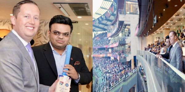 امریکی سفیر نے ٹی20 ورلڈ کپ میچ کے بعد آئی سی سی اور جے شاہ کا شکریہ ادا کیا۔