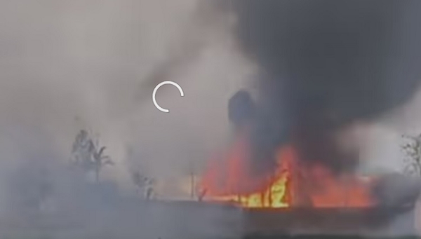 روپہی ہاٹ میں آگ لگنے سے اسکول جل کر خاکستر