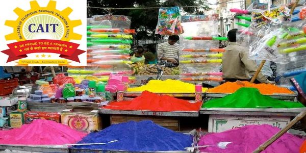 بازار ہولی کے رنگوں سے سجا، صارفین میں ہندوستانی مصنوعات کا غلبہ ۔