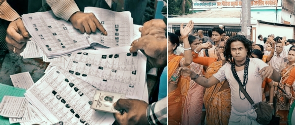 ووٹر لسٹ سے نام ہٹائے جانے پر متوا برادری کا احتجاج