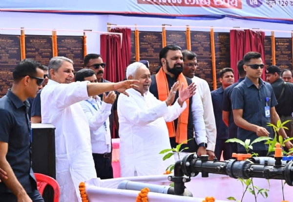 سمردھی یاترا کے تیسرے مرحلے میں وزیر اعلیٰ نرملی پہنچے، 569 کروڑ روپے سے زیادہ کے پروجیکٹوں کا افتتاح کیااورسنگ بنیاد رکھا