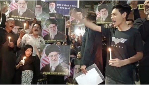 جبل پور میں اسرائیل اور امریکہ کے خلاف احتجاجی جلوس