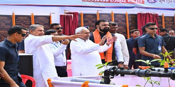 سمردھی یاترا کے تیسرے مرحلے میں وزیر اعلیٰ نرملی پہنچے، 569 کروڑ روپے سے زیادہ کے پروجیکٹوں کا افتتاح کیااورسنگ بنیاد رکھا