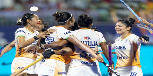 ایف آئی ایچ خواتین ہاکی ورلڈ کپ کوالیفائر میں سیمی فائنل کی دہلیز پر بھارت، ویلز سے ہوگا مقابلہ