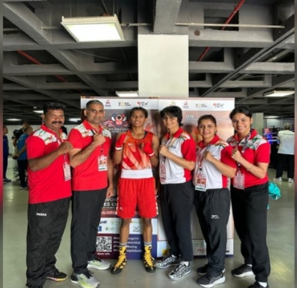 ورلڈ باکسنگ فیوچر کپ کے پانچویں دن ہندوستانی باکسرز گنجن، رادھامنی اور چندریکا نے جیت درج کی