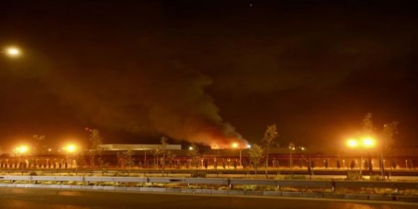 عراق میں امریکی قونصل خانے اور اربیل انٹرنیشنل ایئرپورٹ کے پاس دھماکہ