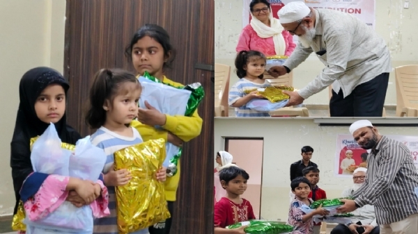 “خوشیوں کے لباس” مہم کے تحت 100 ضرورت مند خاندانوں میں کپڑے اور سویاں تقسیم