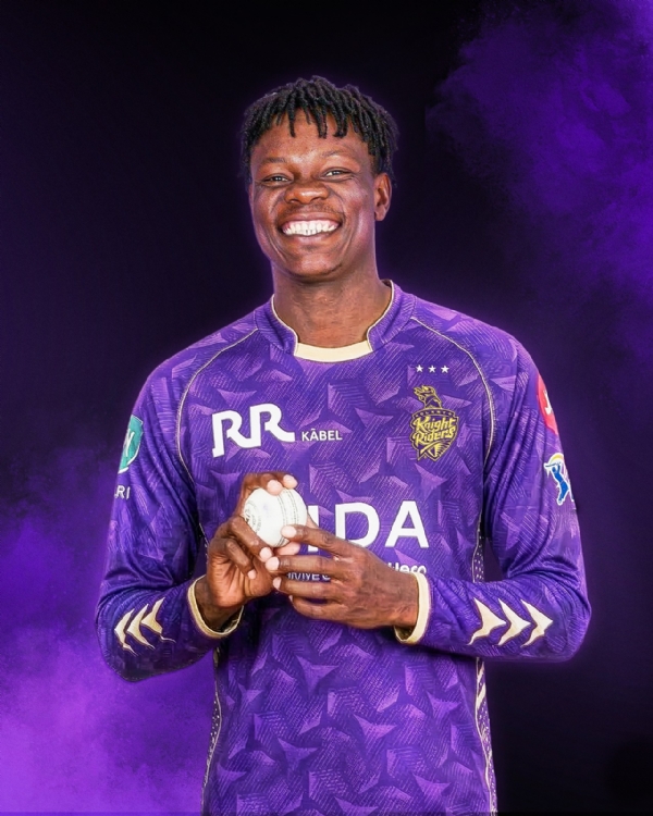 کولکاتا نائٹ رائیڈرزکی ٹیم میں شامل ہوئے زمبابوے کے تیز گیند باز بلیسنگ مزرابانی