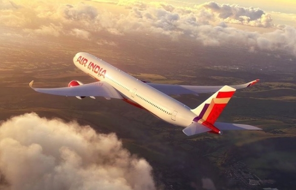 ایئر انڈیا کے لوگو کا علامتی خاکہ