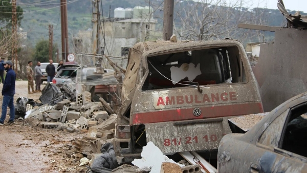 اسرائیل کا جنوبی لبنان پر حملہ، 12 طبی کارکن ہلاک