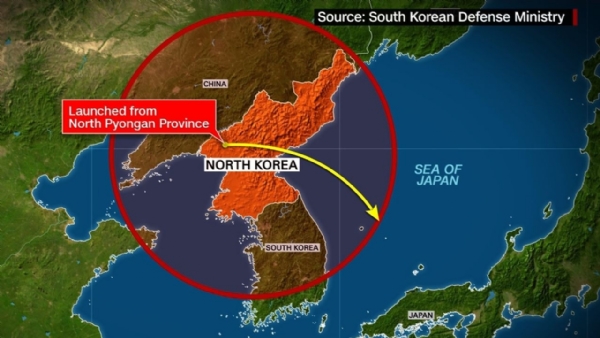 شمالی کوریا نے امریکہ اور جنوبی کوریا کی فوجی مشقوں کے درمیان 10 سے زیادہ میزائلوں کا تجربہ کیا